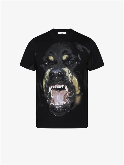 t shirt chien givenchy|givenchy t shirt size chart.